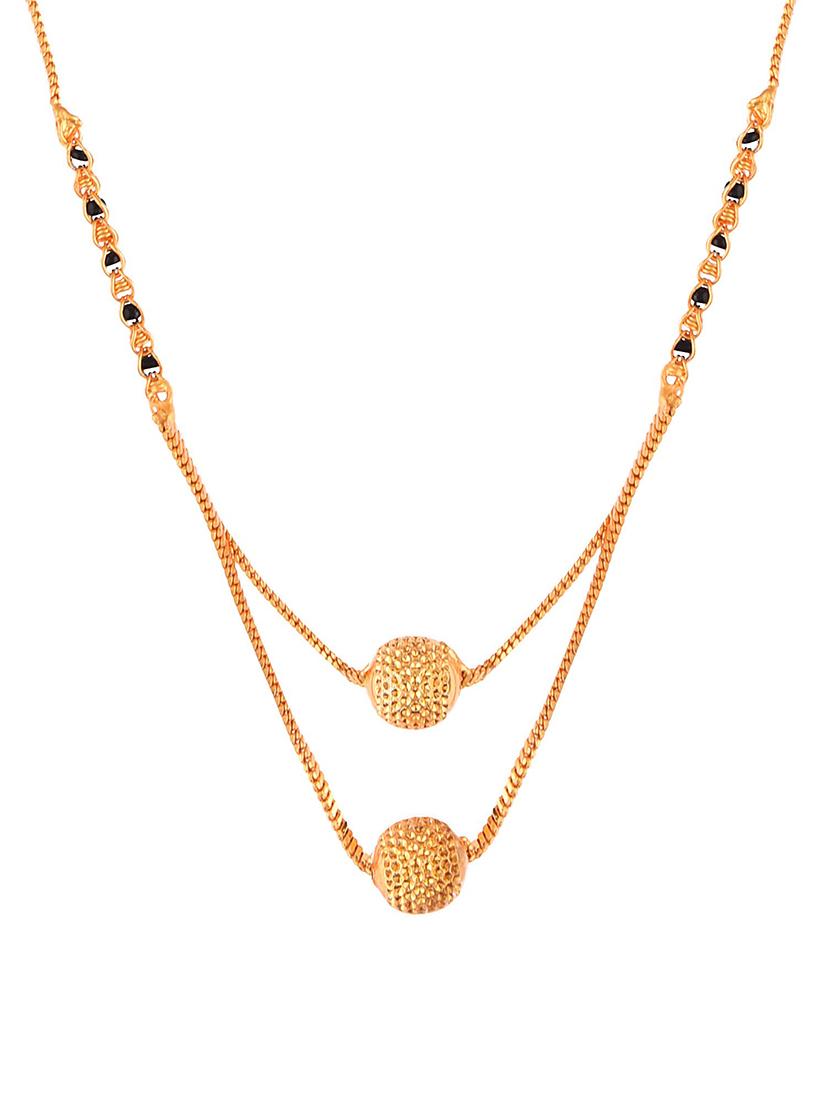 gold beads mangalsutra - 17599250 - Zoom Image - 2