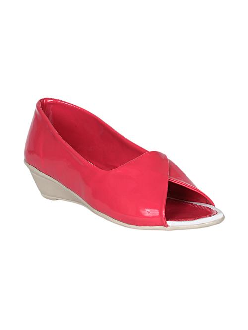 pink patent slip on ballerina - 17599336 - Standard Image - 1