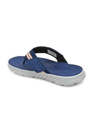blue fabric slip on slippers - 17599496 - Standard Image - 4