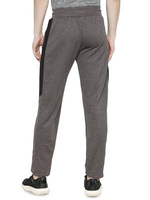 grey side taped full length track pant - 17599519 - Standard Image - 3