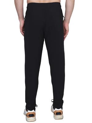 black color block full length track pant - 17599591 - Standard Image - 3