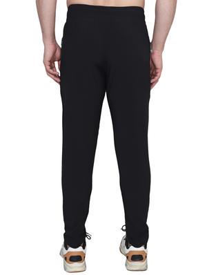 black color block full length track pant - 17599593 - Standard Image - 3