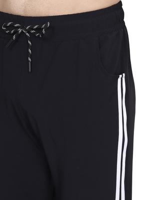 black side striped full length track pant - 17599594 - Standard Image - 5