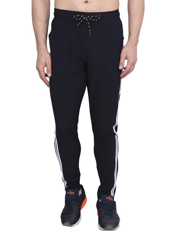 black side striped full length track pant - 17599594 - Zoom Image - 1