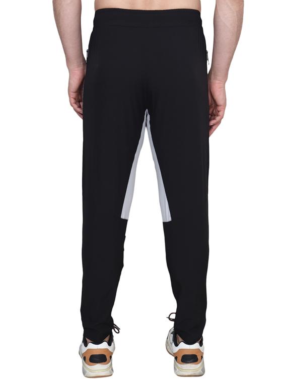 black color block full length track pant - 17599600 - Zoom Image - 3
