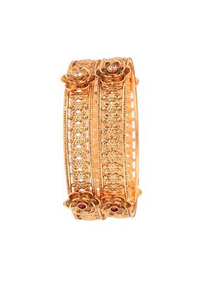 gold plated bangle - 17599768 - Standard Image - 3