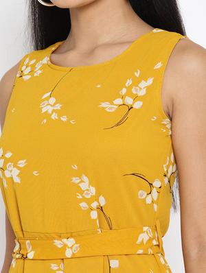 tie back floral maxi dress - 17599910 - Standard Image - 4