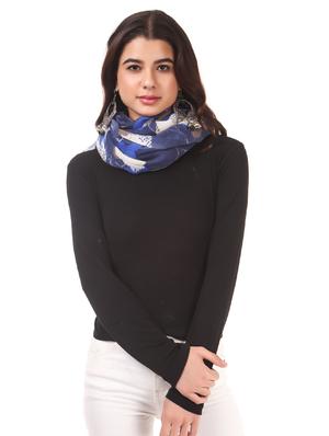blue wool stole - 17599950 - Standard Image - 2