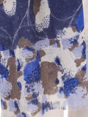 blue wool stole - 17599950 - Standard Image - 3