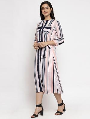 striped maxi dress - 17600019 - Standard Image - 2