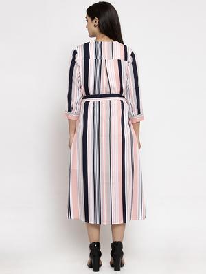 striped maxi dress - 17600019 - Standard Image - 3