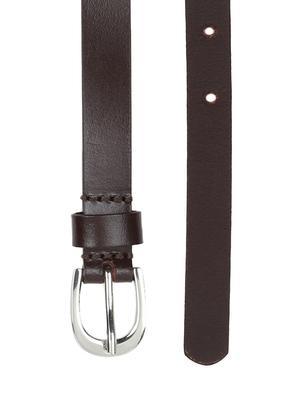 brown leather belt - 17601424 - Standard Image - 3