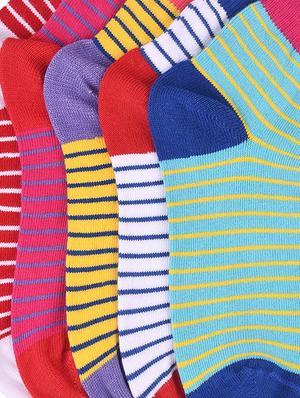 multi colored cotton sock - 17602186 - Standard Image - 4