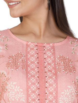printed straight kurta - 17602581 - Standard Image - 4