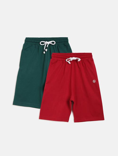 set of 2 cotton shorts - 17602864 - Standard Image - 1