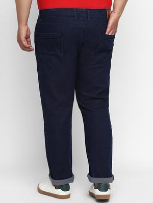 dark blue plain denim jeans - 17603102 - Standard Image - 3