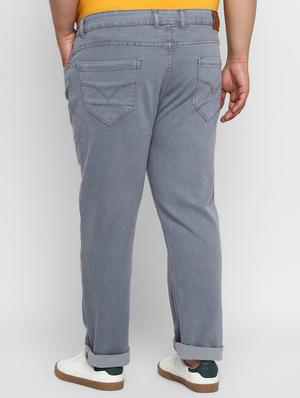 grey light washed denim jeans - 17603105 - Standard Image - 3