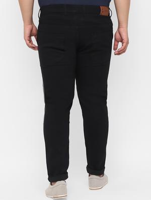 black plain denim jeans - 17603107 - Standard Image - 3