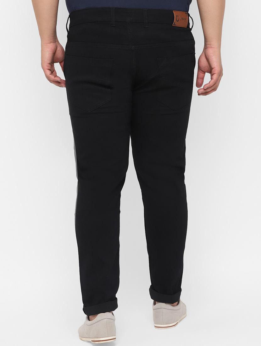 black plain denim jeans - 17603107 - Zoom Image - 3