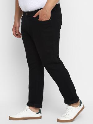 black plain denim jeans - 17603110 - Standard Image - 2