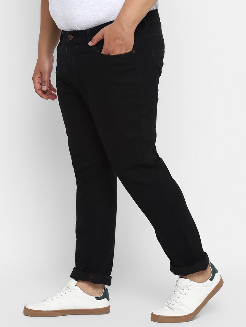 black plain denim jeans - 17603110 - Zoom Image - 2