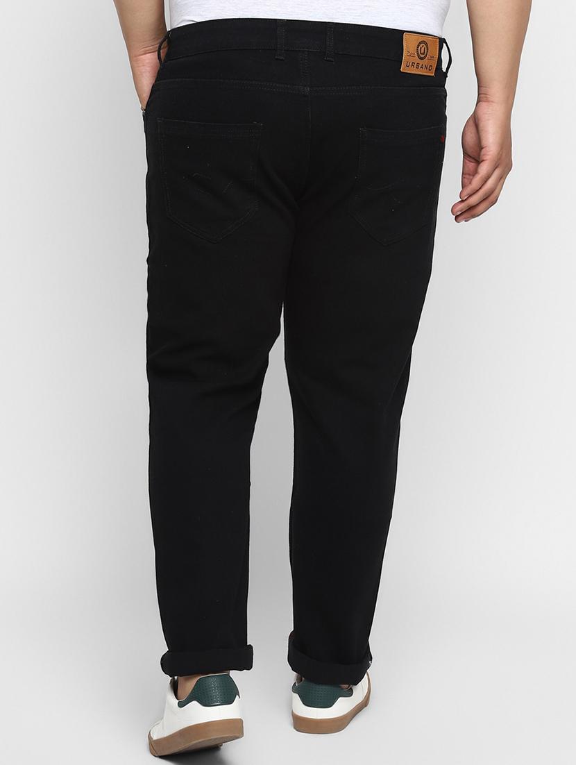 black plain denim jeans - 17603110 - Zoom Image - 3