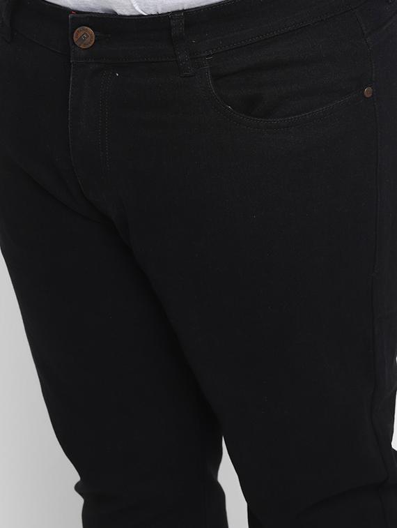 black plain denim jeans - 17603110 - Zoom Image - 5