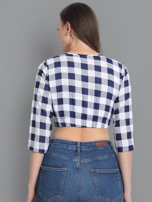 round neck crop top - 17603182 - Standard Image - 3
