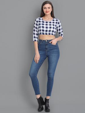 round neck crop top - 17603182 - Standard Image - 4