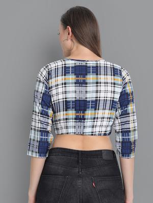 round neck crop top - 17603183 - Standard Image - 3