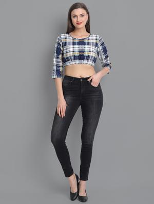 round neck crop top - 17603183 - Standard Image - 4