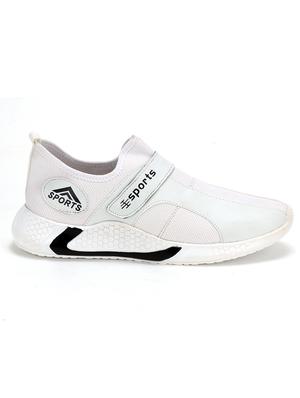 white slip on shoes - 17603336 - Standard Image - 2