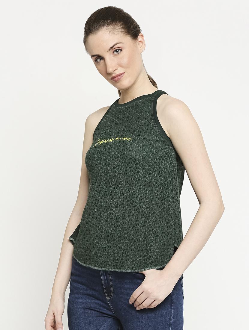 halter neck printed top - 17603348 - Zoom Image - 2