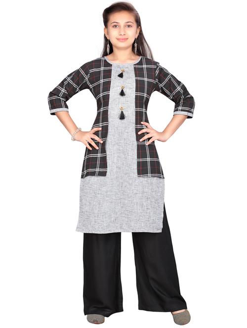 black cotton suit set - 17603364 - Standard Image - 1