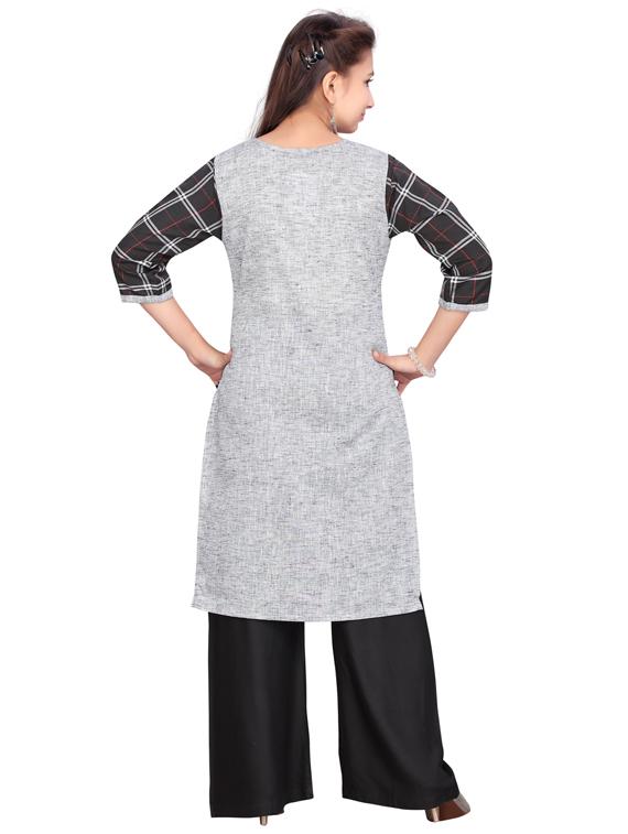 black cotton suit set - 17603364 - Zoom Image - 3