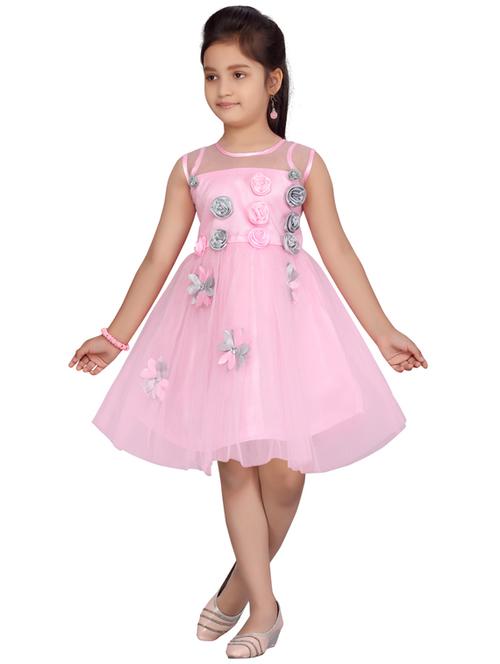 pink net frock - 17603377 - Standard Image - 1