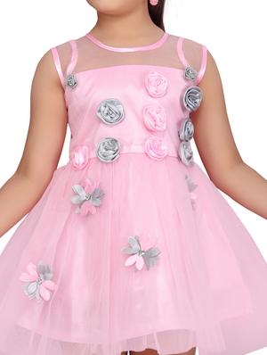 pink net frock - 17603377 - Standard Image - 4