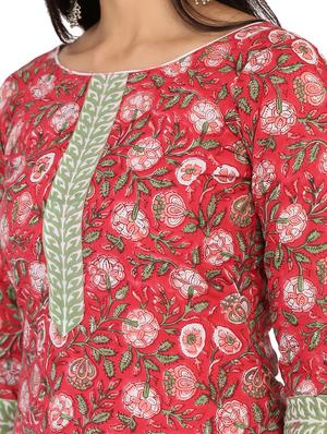 printed unstitched suit - 17603440 - Standard Image - 3