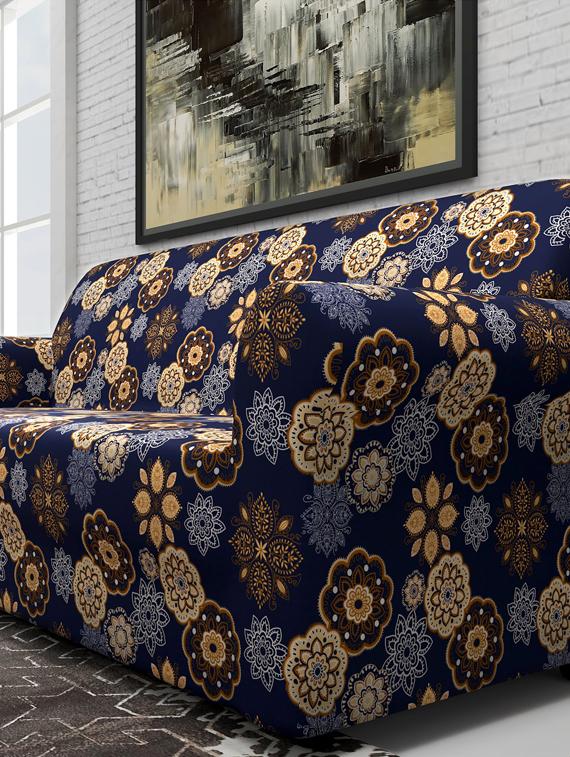 spandex & polyester fabric big elasticity perfect size sofa slipcover- dimensions: 185 cm-230 cm (width) - 17605083 - Zoom Image - 2