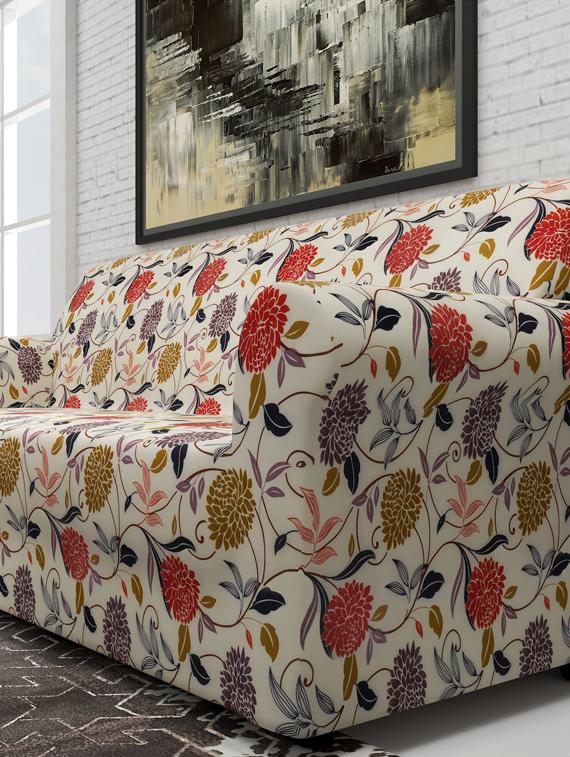 spandex & polyester fabric big elasticity perfect size sofa slipcover- dimensions: 185 cm-230 cm (width) - 17605084 - Zoom Image - 2