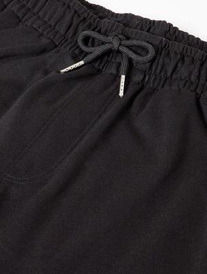 black solid track pant - 17605150 - Standard Image - 5