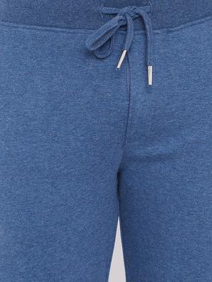 blue solid full length track pant - 17605155 - Standard Image - 6