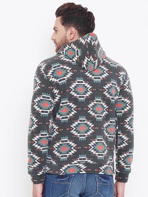 grey printed sweatshirt - 17605160 - Standard Image - 3