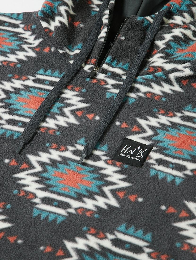grey printed sweatshirt - 17605160 - Zoom Image - 6