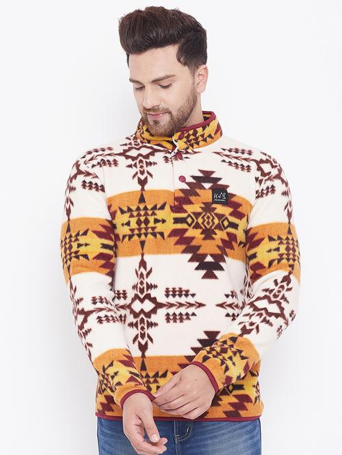 off white all over print sweatshirtt - 17605166 - Standard Image - 1