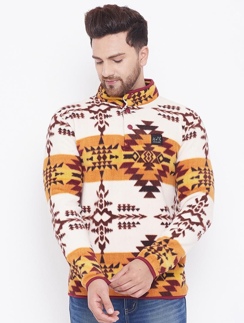 off white all over print sweatshirtt - 17605166 - Zoom Image - 1