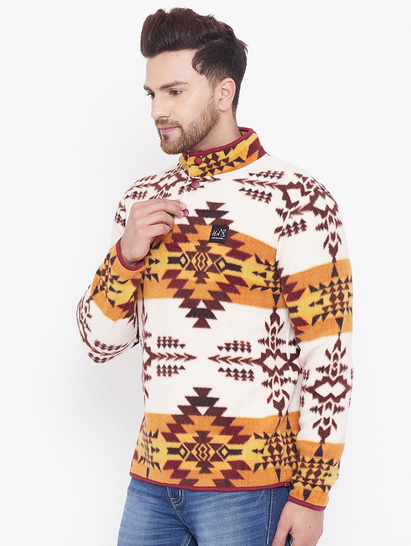 off white all over print sweatshirtt - 17605166 - Zoom Image - 2