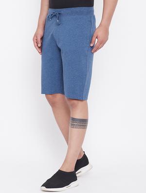 blue solid shorts - 17605168 - Standard Image - 2