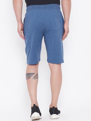 blue solid shorts - 17605168 - Standard Image - 3