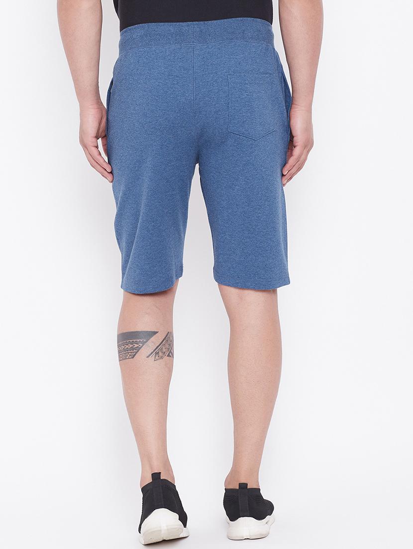 blue solid shorts - 17605168 - Zoom Image - 3